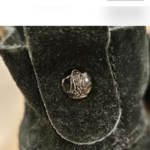 HUSH PUPPIES Women's Cyra Catelyn Ankle Boot sz 6 navy blue suede leather Fall - Picture 11 of 11